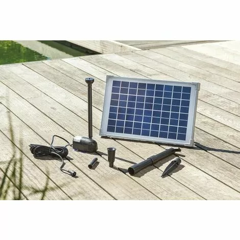 De gros ? Système De Pompe Solaire "Splash" 20 W - 1350 L / H - Max 190 Cm Esotec ? 4 De gros ? Système De Pompe Solaire "Splash" 20 W - 1350 L / H - Max 190 Cm Esotec ? – Image 2