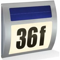 Coupon ? Numéro De Maison Solaire WAVE - IP44 - 2800K - Blanc Chaud Esotec ?