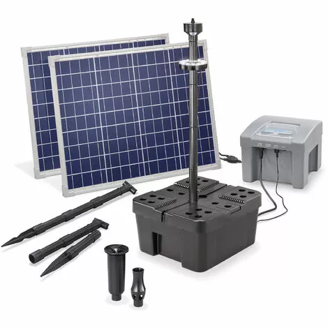 Meilleur prix ? ESOTEC Kit Filtre Solaire Pour Bassin 100/2600 + Batterie LED Filtre Pompe Solaire Bassin De Jardin 101062 ✔️ 3 Meilleur prix ? ESOTEC Kit Filtre Solaire Pour Bassin 100/2600 + Batterie LED Filtre Pompe Solaire Bassin De Jardin 101062 ✔️