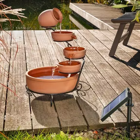 Coupon ✔️ ESOTEC Fontaine à Cascade Solaire Fontaine Solaire En Terre Cuite Fontaine De Jardin 101302 ? 3 Coupon ✔️ ESOTEC Fontaine à Cascade Solaire Fontaine Solaire En Terre Cuite Fontaine De Jardin 101302 ?
