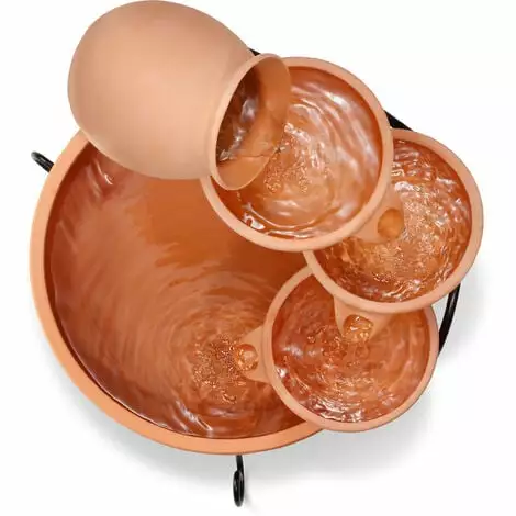 Coupon ✔️ ESOTEC Fontaine à Cascade Solaire Fontaine Solaire En Terre Cuite Fontaine De Jardin 101302 ? 7 Coupon ✔️ ESOTEC Fontaine à Cascade Solaire Fontaine Solaire En Terre Cuite Fontaine De Jardin 101302 ? – Image 5