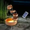 De gros ? Fontaine Solaire Cascade Avec Batterie + LED Fontaine Solaire Fontaine De Jardin Esotec 101304 ⭐ -Esotec Boutique 26787348 1