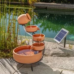 De gros ? Fontaine Solaire Cascade Avec Batterie + LED Fontaine Solaire Fontaine De Jardin Esotec 101304 ⭐ -Esotec Boutique 26787348 3