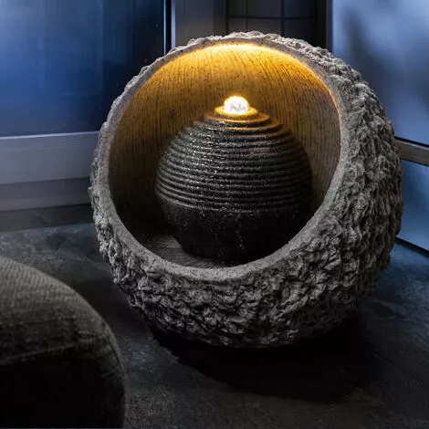 Vente flash ? ESOTEC Fontaine Dintérieur Fontaine + éclairage LED Fontaine Ornementale Fontaine De Jardin 230V 101401 ? 3 Vente flash ? ESOTEC Fontaine Dintérieur Fontaine + éclairage LED Fontaine Ornementale Fontaine De Jardin 230V 101401 ?