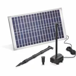 Meilleure vente ? Pompe Solaire Pour Bassin 25W 875 L/h Pompe Solaire Pour Bassin De Jardin Fontaine Esotec 101913 ⌛