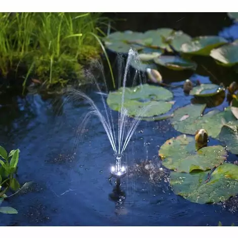 Promo ? Pompe Solaire Pour Bassin 8W 300l / H Batterie LED Pompe Solaire Pompe Pour Bassin De Jardin Esotec 101923 ? 4 Promo ? Pompe Solaire Pour Bassin 8W 300l / H Batterie LED Pompe Solaire Pompe Pour Bassin De Jardin Esotec 101923 ? – Image 2