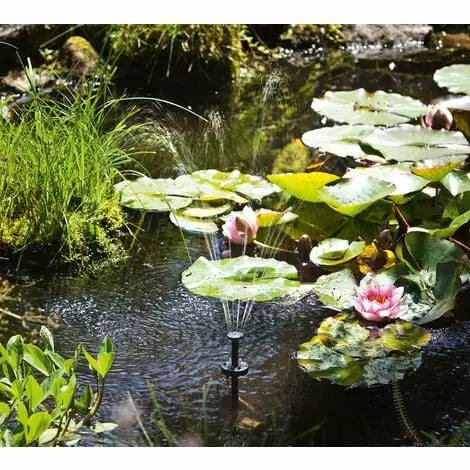 Promo ? Pompe Solaire Pour Bassin 8W 300l / H Batterie LED Pompe Solaire Pompe Pour Bassin De Jardin Esotec 101923 ? 7 Promo ? Pompe Solaire Pour Bassin 8W 300l / H Batterie LED Pompe Solaire Pompe Pour Bassin De Jardin Esotec 101923 ? – Image 5