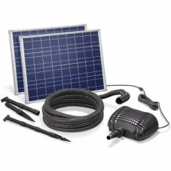Meilleur prix ? Pompe Solaire De Cours Deau 70W 3400l / H Pompe Solaire Cascade Pompe étang Esotec 101966 ?