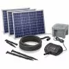 Promo ? Pompe Solaire De Cours D’eau 150W 3500l / H + Batterie Bassin Pompe Solaire Jardin Esotec 101976 ⭐ -Esotec Boutique 26787881 1