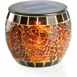 Nouveau ? Lampe De Table Solaire Lampe De Décoration De Lampe Solaire Mosaïque Brillante, Esotec 102066 ❤️ -Esotec Boutique 26788035 3