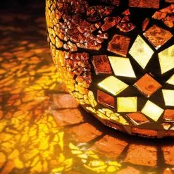 Nouveau ? Lampe De Table Solaire Lampe De Décoration De Lampe Solaire Mosaïque Brillante, Esotec 102066 ❤️ -Esotec Boutique 26788035 4