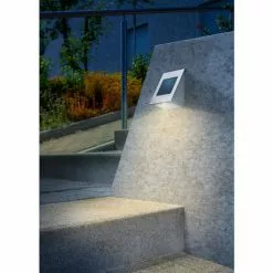 Bon marché ? Spot Solaire Mural Métal 3000K + 6500K Spot Solaire Lampe Solaire Esotec 102116 ? -Esotec Boutique 26788148 4