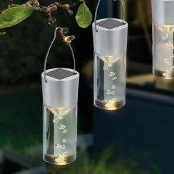 Meilleure affaire ? Luminaires Suspendus Solaires Lot De 4 Luminaires Solaires Blanc Chaud Décoration De Jardin LED Esotec 102117 ? -Esotec Boutique 26788157 4