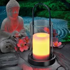 Coupon ? Lampe Solaire Décorative 26 Cm Lampe De Jardin Lanterne Lampe Solaire Extérieure Esotec 102211 ?