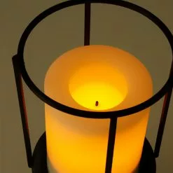 Meilleure vente ? Lampe De Jardin Lumière Décorative En Métal Solaire Lampe Torche Bougie Lumière Solaire Esotec 102229 ? -Esotec Boutique 26788366 3