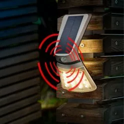 Bon marché ✔️ Spot Mural à Capteur Solaire 240 Lm Applique Murale Dextérieur Jardin Esotec 102269 ? -Esotec Boutique 26788408 3