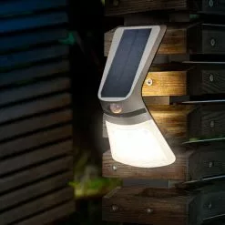 Bon marché ✔️ Spot Mural à Capteur Solaire 240 Lm Applique Murale Dextérieur Jardin Esotec 102269 ? -Esotec Boutique 26788408 4