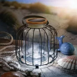 Promo ? Lanterne LED Solaire Rustica Métal Lumière Solaire Décoration De Jardin Esotec 102368 ? -Esotec Boutique 26788468 3