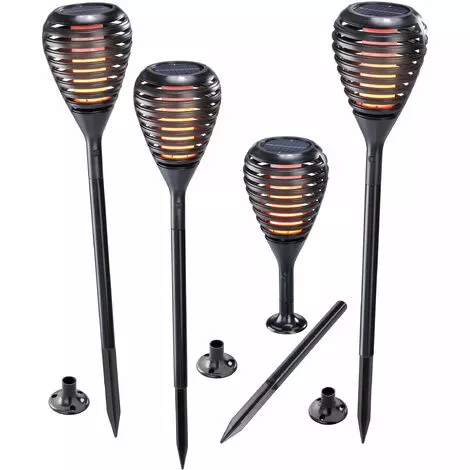 Coupon ? Torche Solaire Lot De 4 Torche De Jardin Effet Flamme Lampe Solaire Jardin Esotec 102484 ? 4 Coupon ? Torche Solaire Lot De 4 Torche De Jardin Effet Flamme Lampe Solaire Jardin Esotec 102484 ? – Image 2