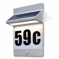 Meilleure affaire ? Numéro De Maison Solaire En Aluminium Lumière Solaire Pour Numéro De Maison, Esotec 102651 ? -Esotec Boutique 26788654 4