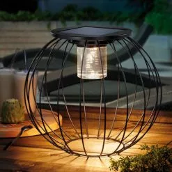 Promo ? Lampe Solaire Décorative Sorrento Lampe De Jardin Lanterne Lampe Solaire Esotec 102744 ? -Esotec Boutique 26788776 3
