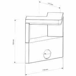 Budget ? ESOTEC Applique Murale Dextérieur à Capteur LED Blanc Chaud 3000K 650lm 10 Watts Applique Dextérieur, 201164 ❤️ 11 Budget ? ESOTEC Applique Murale Dextérieur à Capteur LED Blanc Chaud 3000K 650lm 10 Watts Applique Dextérieur, 201164 ❤️ -Esotec Boutique 26789153 5