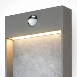 Acheter ? ESOTEC LED Capteur Chemin Lumière Blanc Chaud 3000K 800lm 15 Watts Lampe Borne D’éclairage 201182 ? -Esotec Boutique 26789223 5