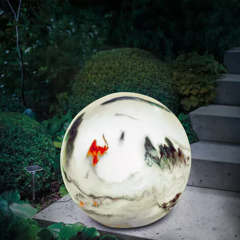 De gros ? Boule Solaire 26 Cm Marbre Pierre Optique Décoration De Jardin Lumière Solaire LED Esotec 102674 ⌛ 3 De gros ? Boule Solaire 26 Cm Marbre Pierre Optique Décoration De Jardin Lumière Solaire LED Esotec 102674 ⌛