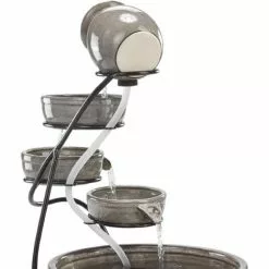 Le moins cher ✨ Fontaine à Cascade Solaire Jardin Fontaine Solaire Fontaine De Jardin Fontaine Esotec 101306 ? -Esotec Boutique 26789492 4