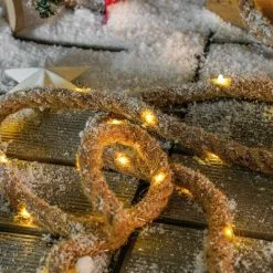 Les meilleures critiques de ? Luminaire Corde De Jute 60 LED Lampe Solaire Blanc Chaud Corde Jardin Vintage Esotec ✨ -Esotec Boutique 26789601 3