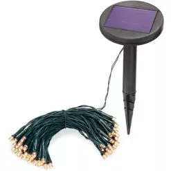 Remise ✔️ Chaîne Lumineuse Solaire Premium 60 LED Décoration De Noël De Jardin Blanc Chaud Esotec 102168 ❤️ -Esotec Boutique 26789703 2