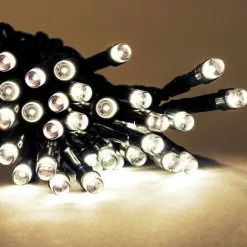 Remise ✔️ Chaîne Lumineuse Solaire Premium 60 LED Décoration De Noël De Jardin Blanc Chaud Esotec 102168 ❤️ -Esotec Boutique 26789703 3