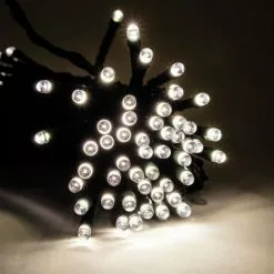 Promo ? Chaîne Lumineuse Solaire Premium 100 LED Décoration De Noël De Jardin Blanc Chaud Esotec 102170 ⭐ -Esotec Boutique 26790044 3