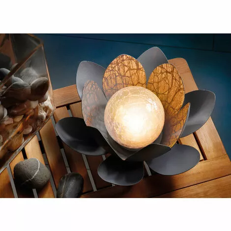 Tout neuf ? Fleur De Lotus Solaire Lampe Solaire Blanc Chaud Lampe Solaire De Jardin De Lotus, Esotec 102086 ? 6 Tout neuf ? Fleur De Lotus Solaire Lampe Solaire Blanc Chaud Lampe Solaire De Jardin De Lotus, Esotec 102086 ? – Image 4