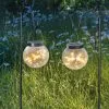 Vente flash ? Ensemble De Lampes Solaires Suspendues En Mosaïque De Verre Blanc Chaud Jardin De Lumières Solaires, Esotec 102314 ? -Esotec Boutique 26790098 1