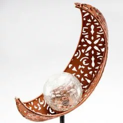 Nouveau ⭐ Bouchon De Jardin Solaire Lune Blanc Chaud Décoration De Jardin LED Lumière Solaire Esotec 102372 ? -Esotec Boutique 26790158 4