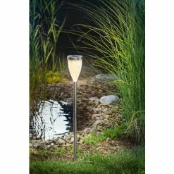 Meilleur prix ? Lampe Solaire DreamLight DuoColor Blanc Chaud-froid Commutable, Esotec 102605 ? -Esotec Boutique 26790167 5