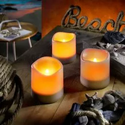 Bon marché ? Bougies Solaires Kit De 3 Bougies Solaires Bougies Jardin Bougies Esotec 102054 ⭐