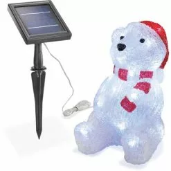 Le moins cher ? Solar Leuchtbär Décoration D’hiver Décoration De Noël éclairage Extérieur, Esotec 102123 ❤️ -Esotec Boutique 26790317 2