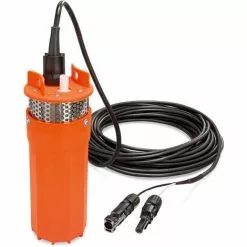 Promo ? 18 V Pompe Solaire Pour Fontaine Profonde 30m hauteur De Refoulement Pompe à Eau MC4 Jardin Esotec 100802 ?
