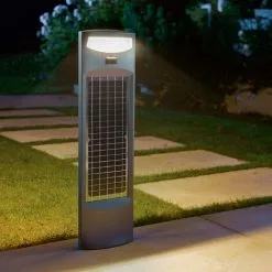 Promo ⭐ ESOTEC Lumière De Chemin De Capteur LED Solaire 20W Module Solaire 2000lm Jardin De Lumière Solaire Blanc Chaud ? -Esotec Boutique 27942769 4
