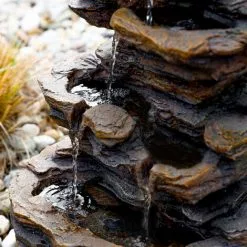 Promo ✨ ESOTEC Fontaine De Jardin Solaire Fontaine Solaire Cascade Déco 101313 ? -Esotec Boutique 28016730 4