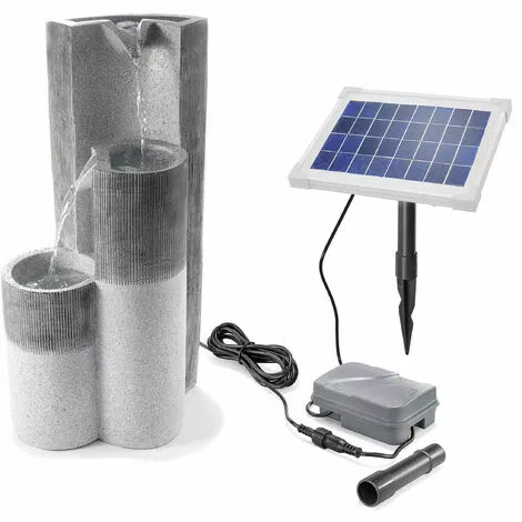 Nouveau ? ESOTEC Fontaine De Jardin Solaire Fontaine De Batterie De Fontaine Deau Fontaine Solaire En Cascade 101315 ? 4 Nouveau ? ESOTEC Fontaine De Jardin Solaire Fontaine De Batterie De Fontaine Deau Fontaine Solaire En Cascade 101315 ? – Image 2