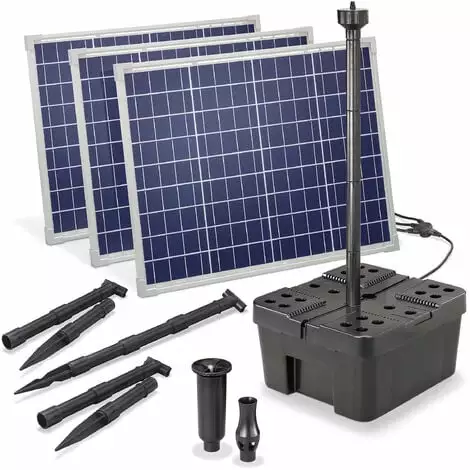 Remise ⌛ ESOTEC Kit Filtre Solaire Pour Bassin Professional 150W 5000 L/h Pompe De Bassin Pour Bassin 100912 ? 3 Remise ⌛ ESOTEC Kit Filtre Solaire Pour Bassin Professional 150W 5000 L/h Pompe De Bassin Pour Bassin 100912 ?